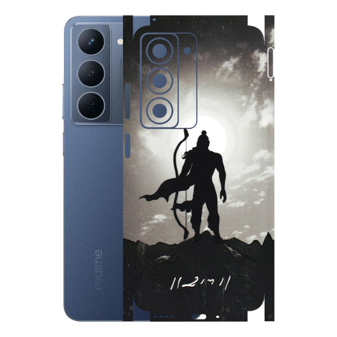 Realme Phone Skins (All Models) - Jai Siya Ram - 3D Embossed Finish (L-200) Realme P3X