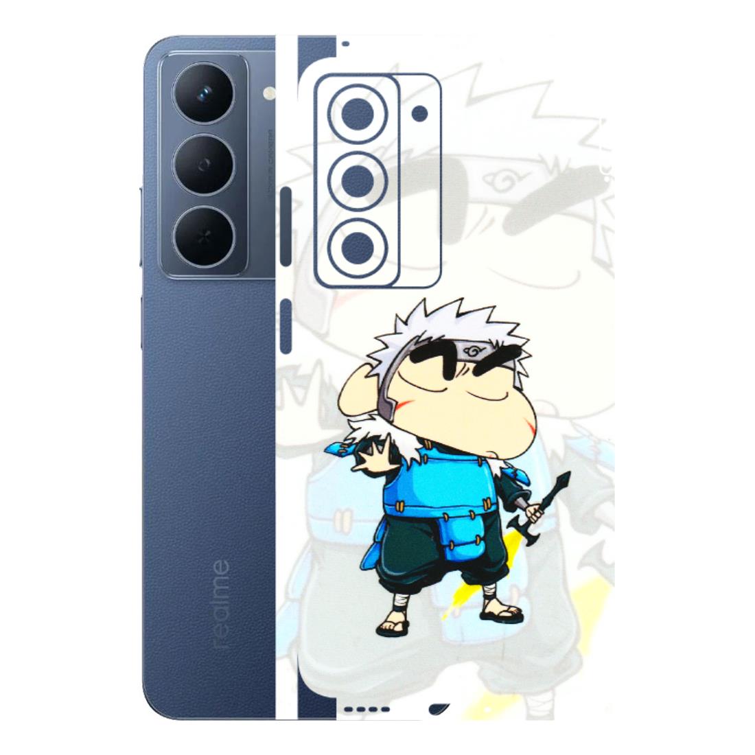 Realme Phone Skins (All Models) - Angry Young Shinchan - 3D Embossed Finish (L-226) Realme P3X