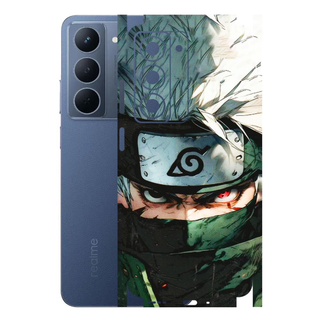 Realme Phone Skins (All Models) - Kakashi Red Eye Focus - 3D Embossed Finish (L-227) Realme P3X
