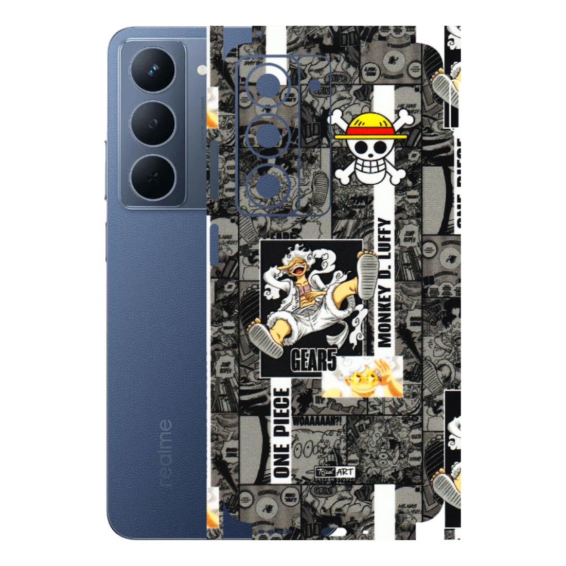 Realme Phone Skins (All Models) - Cuffy Anime MonkeyCamic - 3D Embossed Finish (L-242) Realme P3X