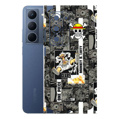 Realme Phone Skins (All Models) - Cuffy Anime MonkeyCamic - 3D Embossed Finish (L-242) Realme P3X