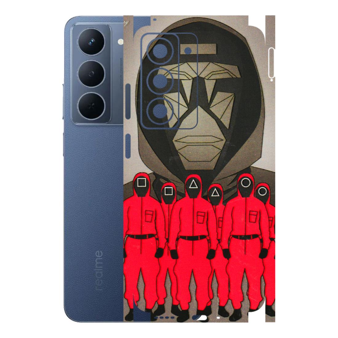 Realme Phone Skins (All Models) - Squid Game Hero - 3D Embossed Finish (L-245) Realme P3X