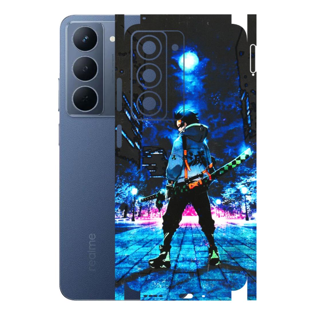 Realme Phone Skins (All Models) - Demon Slayer Sword - 3D Embossed Finish (L-247) Realme P3X