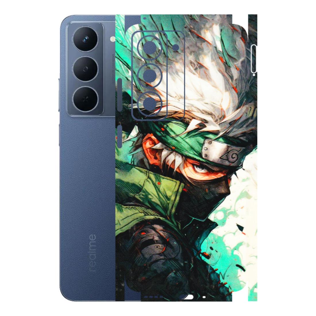 Realme Phone Skins (All Models) - Kakashi Side Profile - 3D Embossed Finish (L-249) Realme P3X