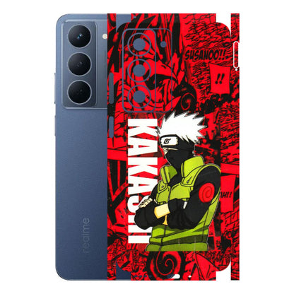 Realme Phone Skins (All Models) - Kakashi Red Anime - 3D Embossed Finish (L-251) Realme P3X
