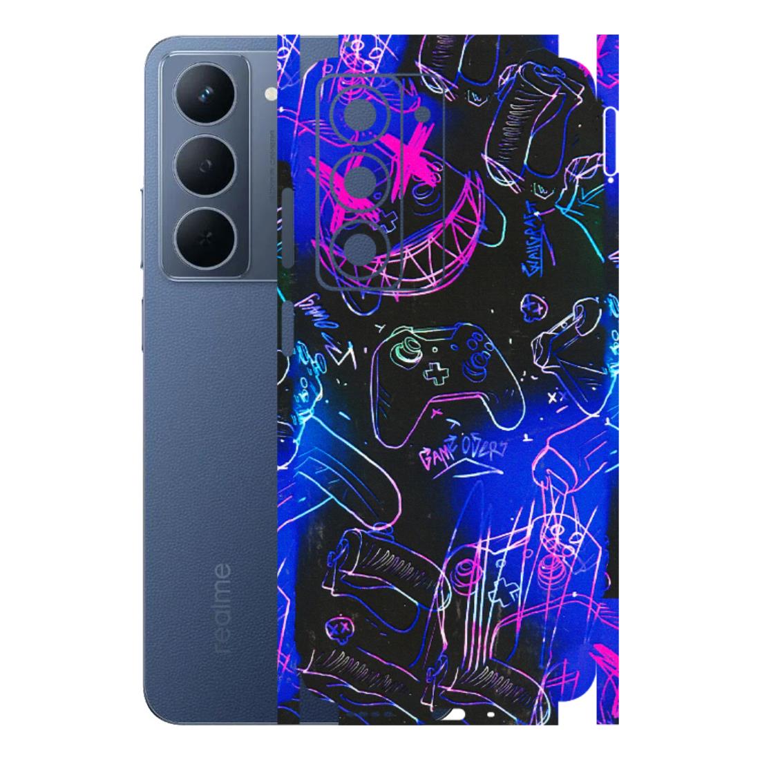 Realme Phone Skins (All Models) - Gamers Paradise - 3D Embossed Finish (L-258) Realme P3X