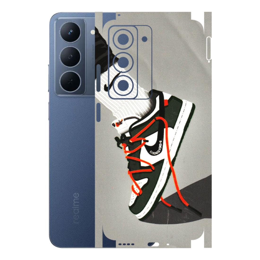 Realme Phone Skins (All Models) - New Grey Sneaker - 3D Embossed Finish (L-261) Realme P3X