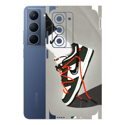 Realme Phone Skins (All Models) - New Grey Sneaker - 3D Embossed Finish (L-261) Realme P3X
