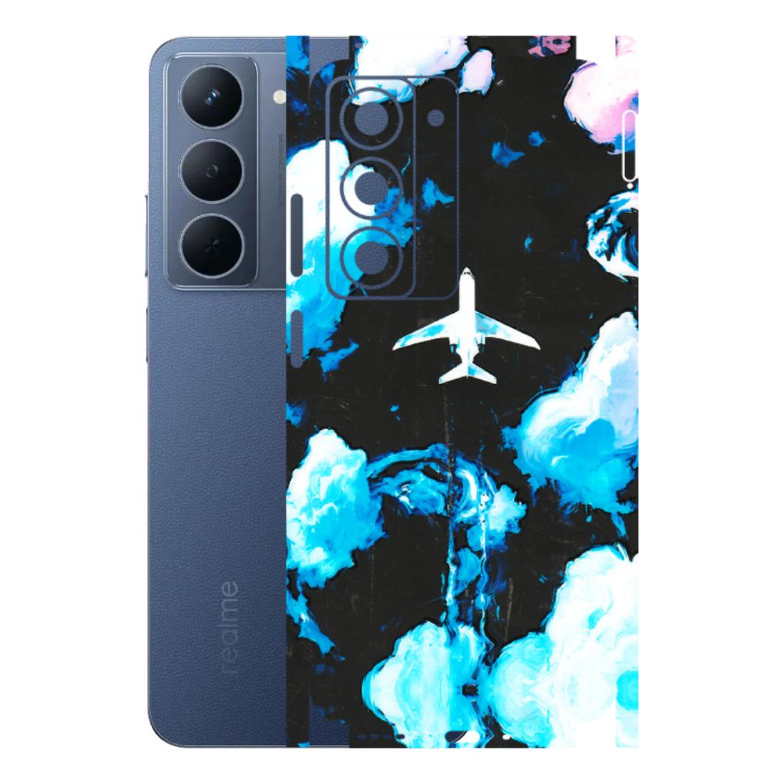 Realme Phone Skins (All Models) - Travel In Airline - 3D Embossed Finish (L-264) Realme P3X