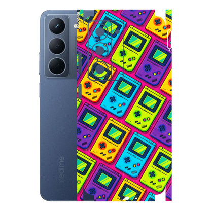 Realme Phone Skins (All Models) - Gameboy Colourful - 3D Embossed Finish (L-266) Realme P3X