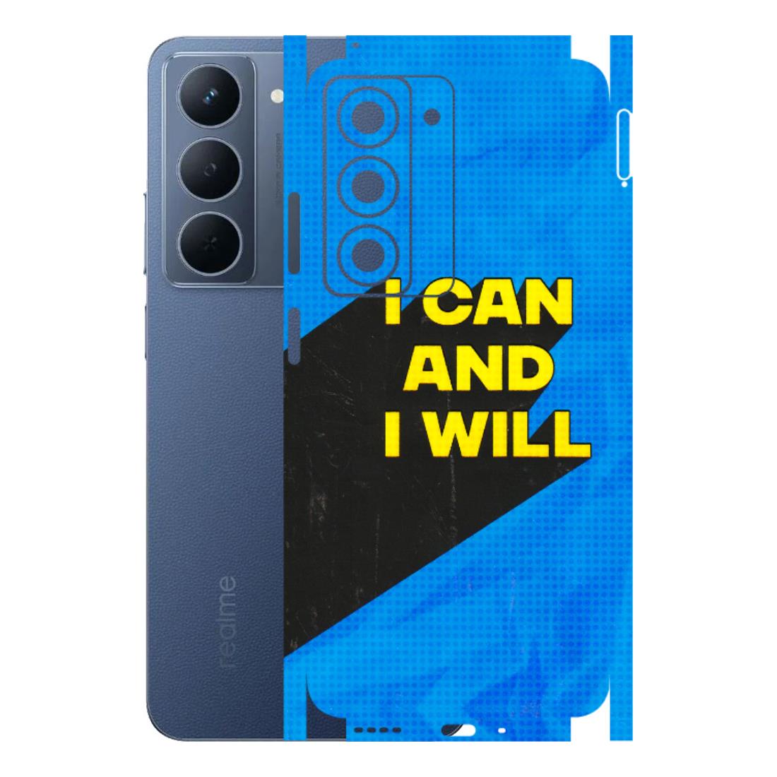 Realme Phone Skins (All Models) - I Can And I Will - 3D Embossed Finish (L-281) Realme P3X