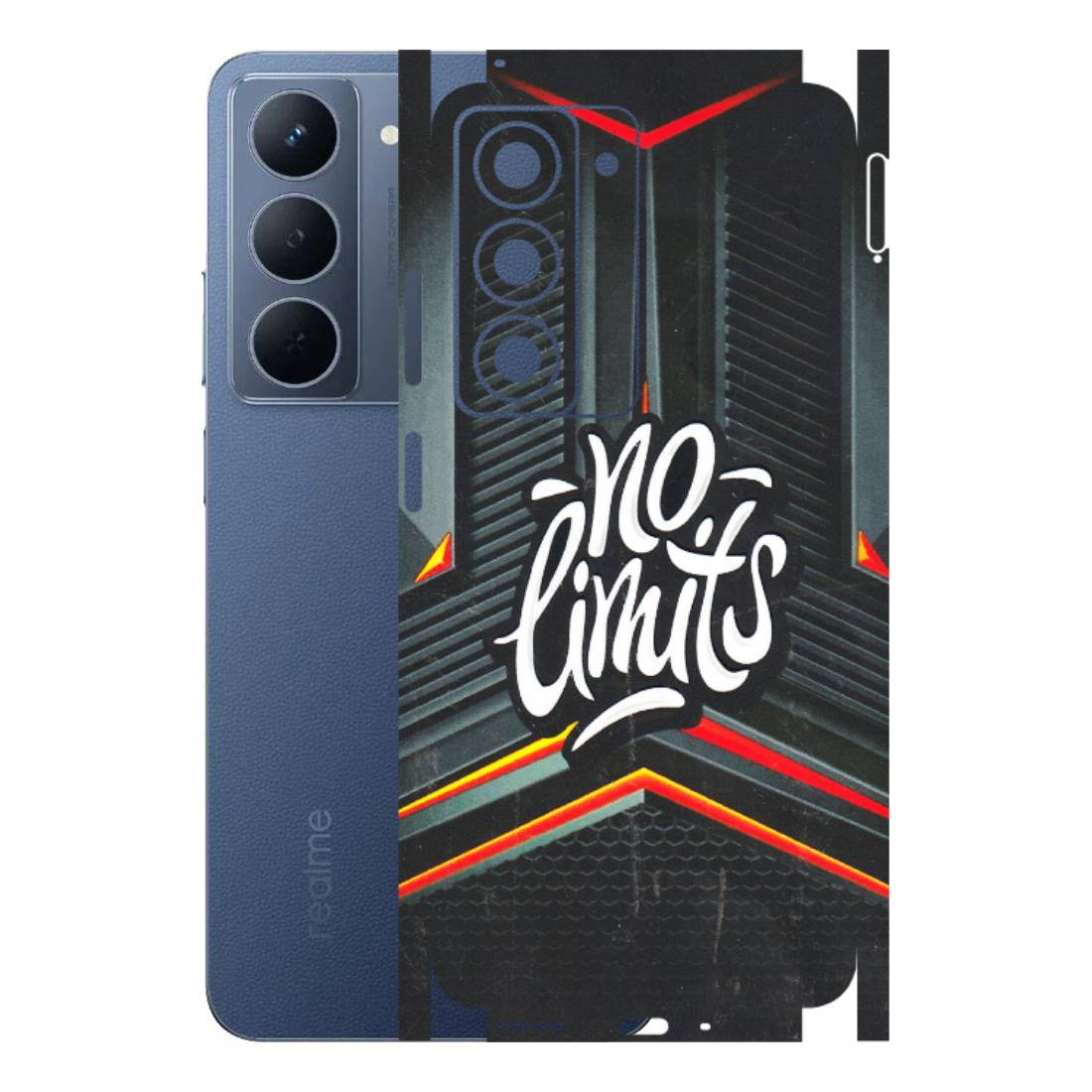 Realme Phone Skins (All Models) - No Limits - 3D Embossed Finish (L-286) Realme P3X