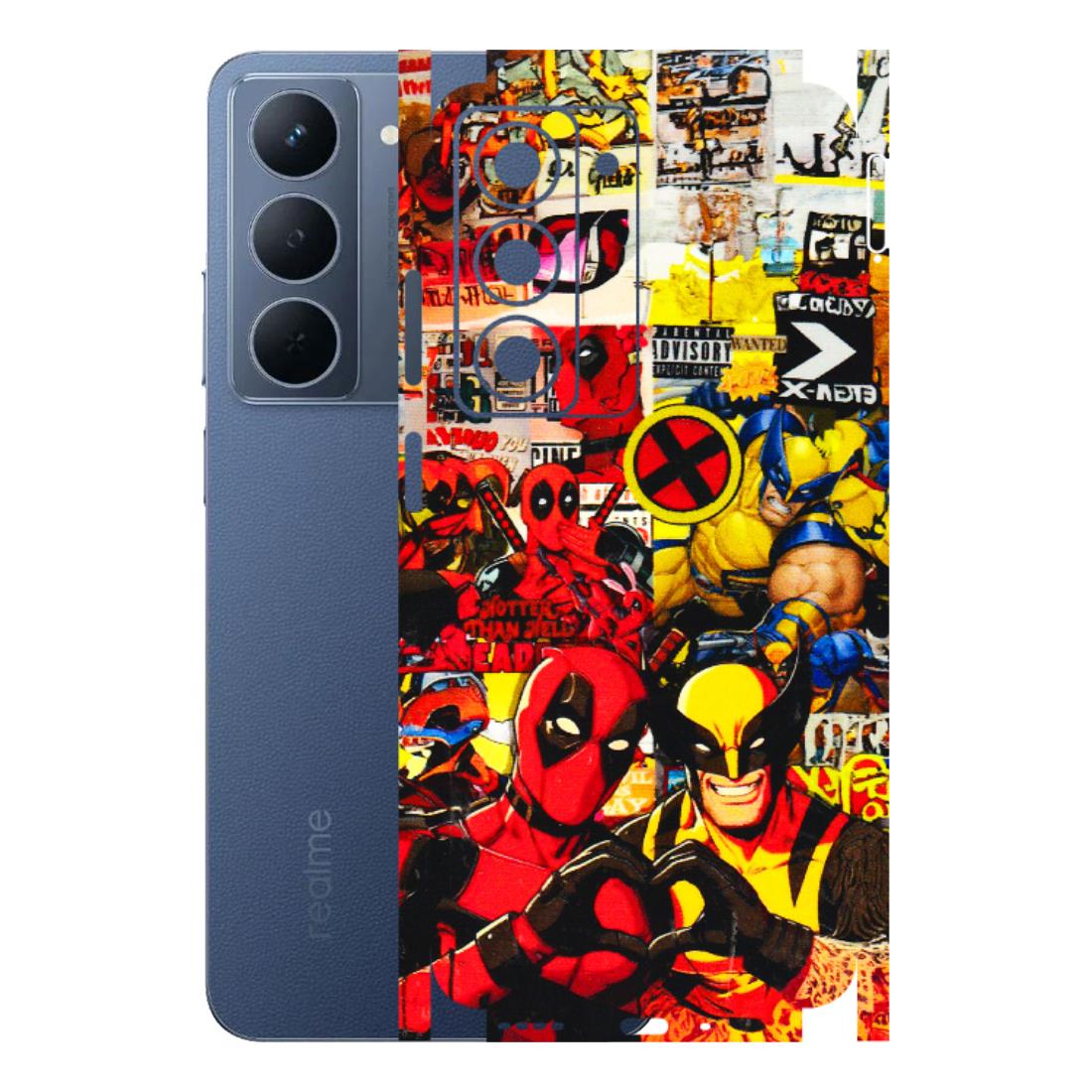 Realme Phone Skins (All Models) - Spidy Wolverine - 3D Embossed Finish (L-310) Realme P3X