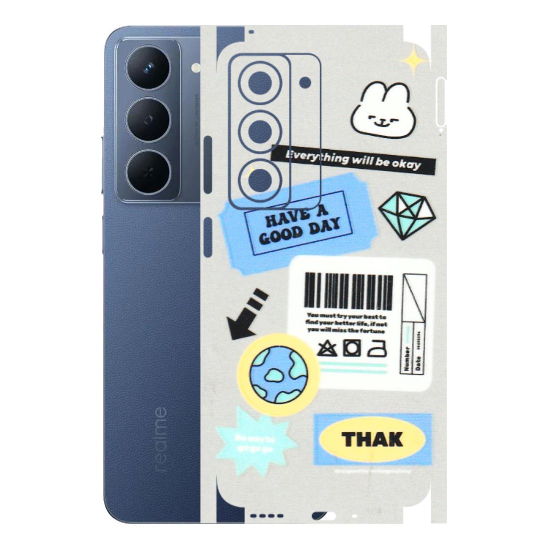 Realme Phone Skins (All Models) - Will Be Okay Design - 3D Embossed Finish (L-316) Realme P3X