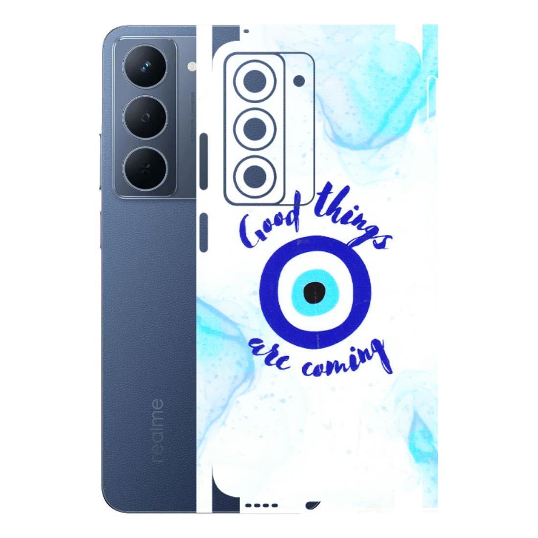 Realme Phone Skins (All Models) - Evil Eye Good Things Are Coming - 3D Embossed Finish (L-322) Realme P3X