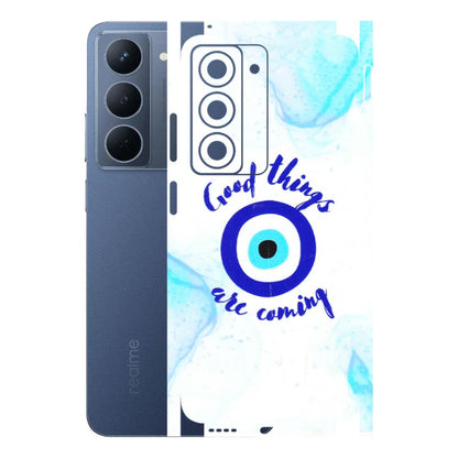Realme Phone Skins (All Models) - Evil Eye Good Things Are Coming - 3D Embossed Finish (L-322) Realme P3X