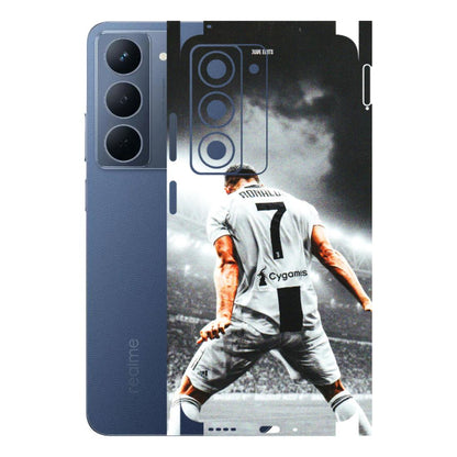 Realme Phone Skins (All Models) - Ronaldo CR7 Crazy - 3D Embossed Finish (L-44) Realme P3X