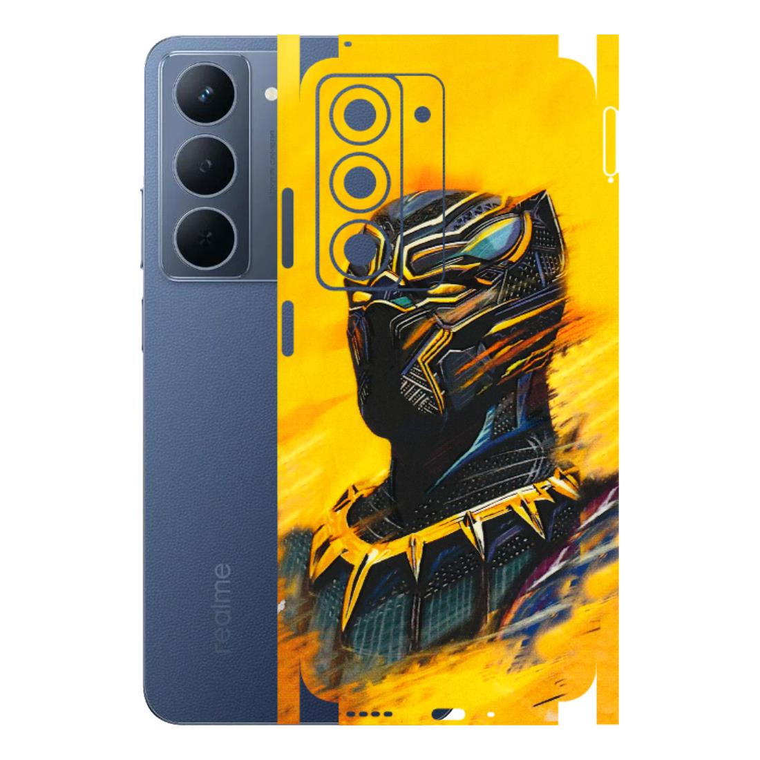 Realme Phone Skins (All Models) - Yellow Panther - 3D Embossed Finish (L-54) Realme P3X