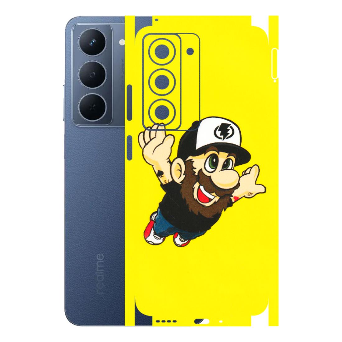 Realme Phone Skins (All Models) - Flying Beardo - 3D Embossed Finish (L-60) Realme P3X