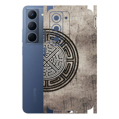 Realme Phone Skins (All Models) - Mysterious Circular Design - 3D Embossed Finish (L-63) Realme P3X