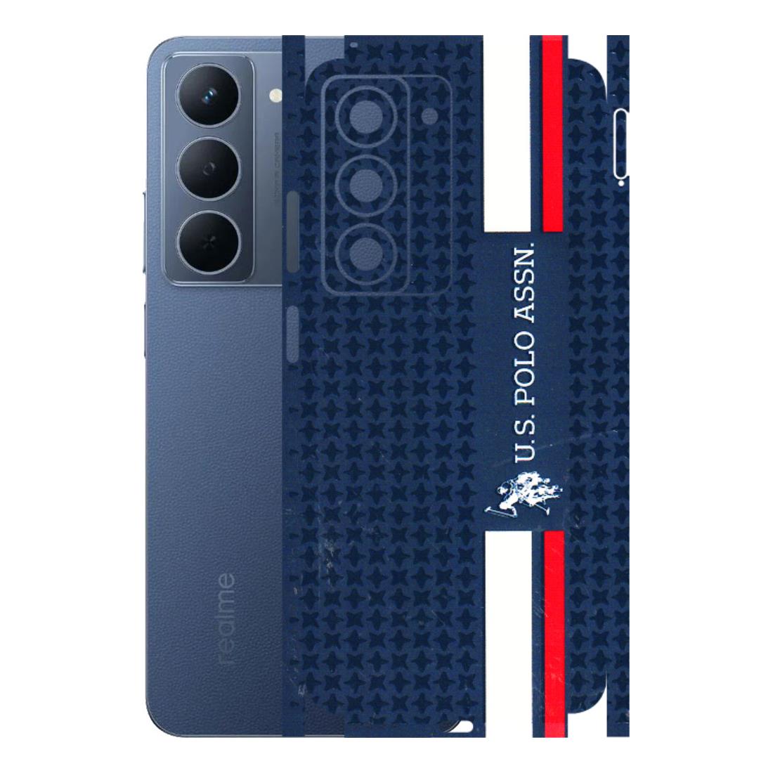 Realme Phone Skins (All Models) - US POLO Designer Brand - 3D Embossed Finish (L-65) Realme P3X