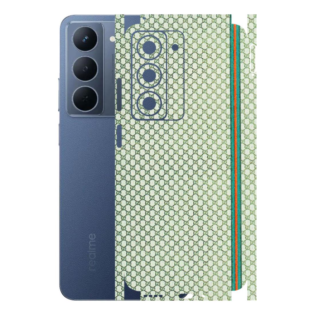 Realme Phone Skins (All Models) - Gucci Fabric Pattern - 3D Embossed Finish (L-73) Realme P3X