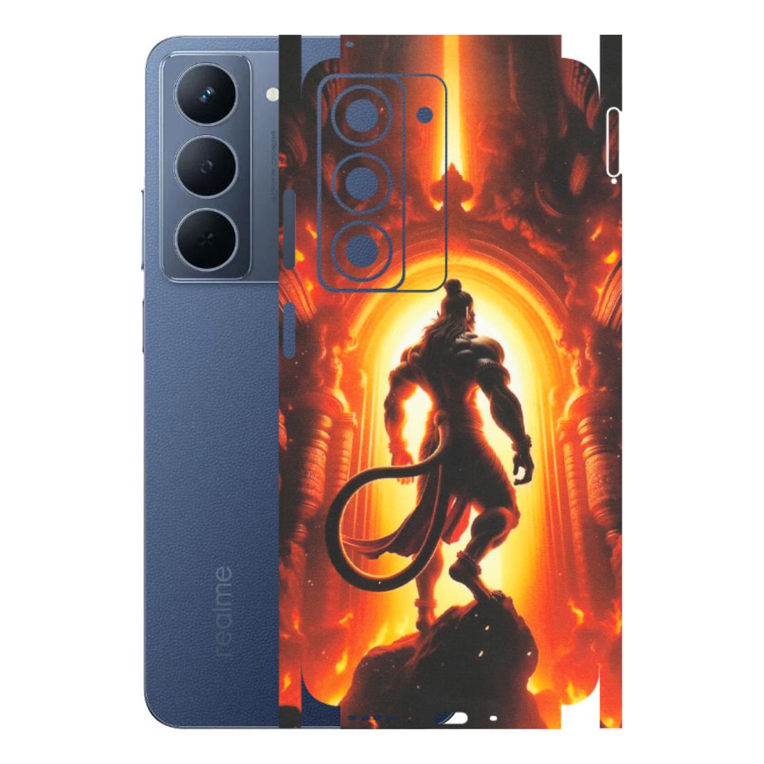 Realme Phone Skins (All Models) - HanumanJi - Matte Finish (M-06) Realme P3X
