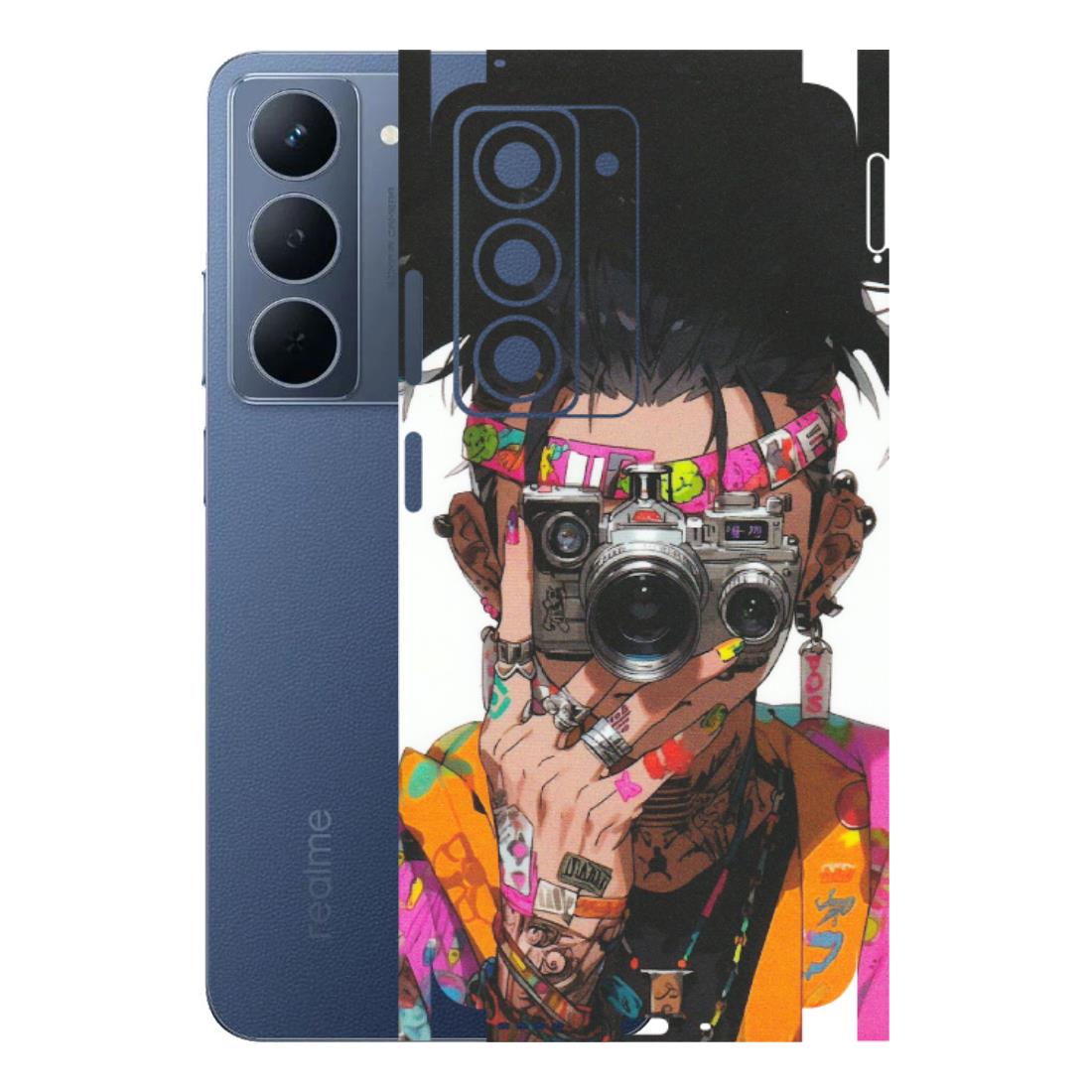 Realme Phone Skins (All Models) - Camera Lover Girl - Matte Finish (M-09) Realme P3X
