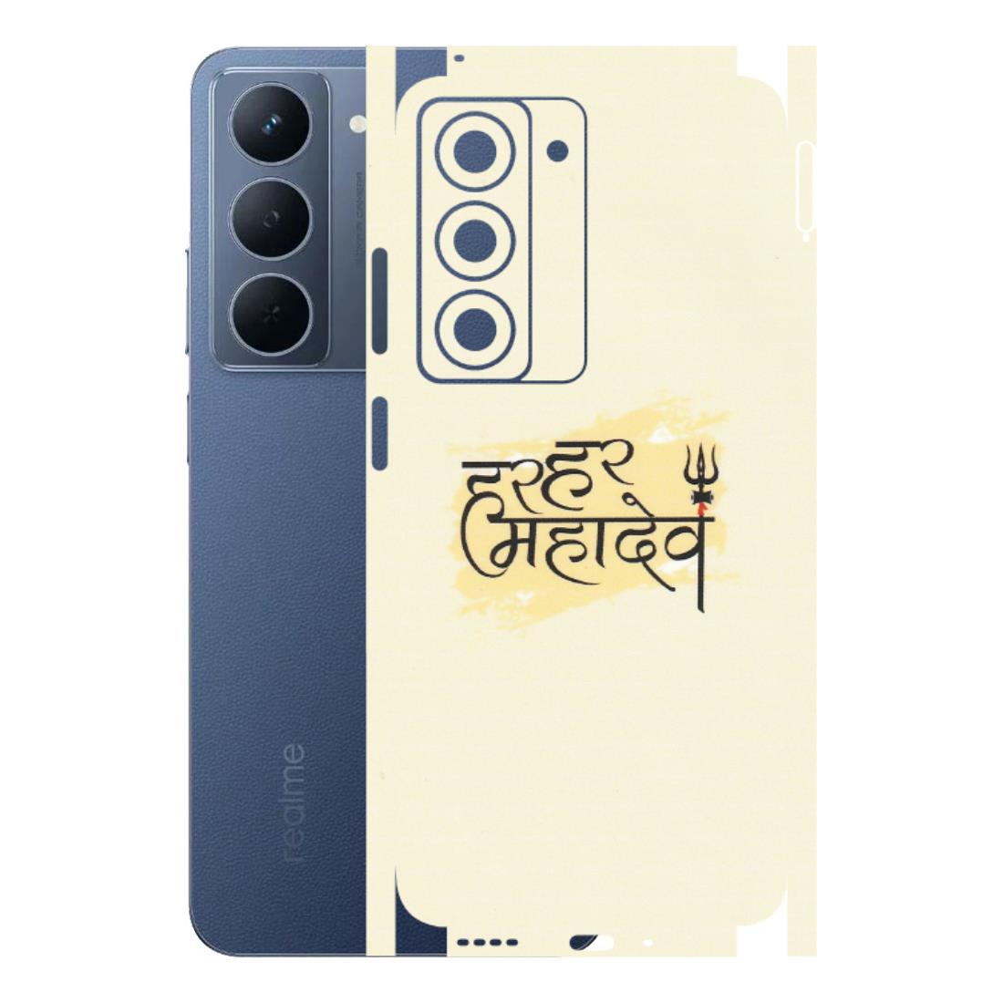 Realme Phone Skins (All Models) - Har Har Mahadev - Matte Finish (M-10) Realme P3X