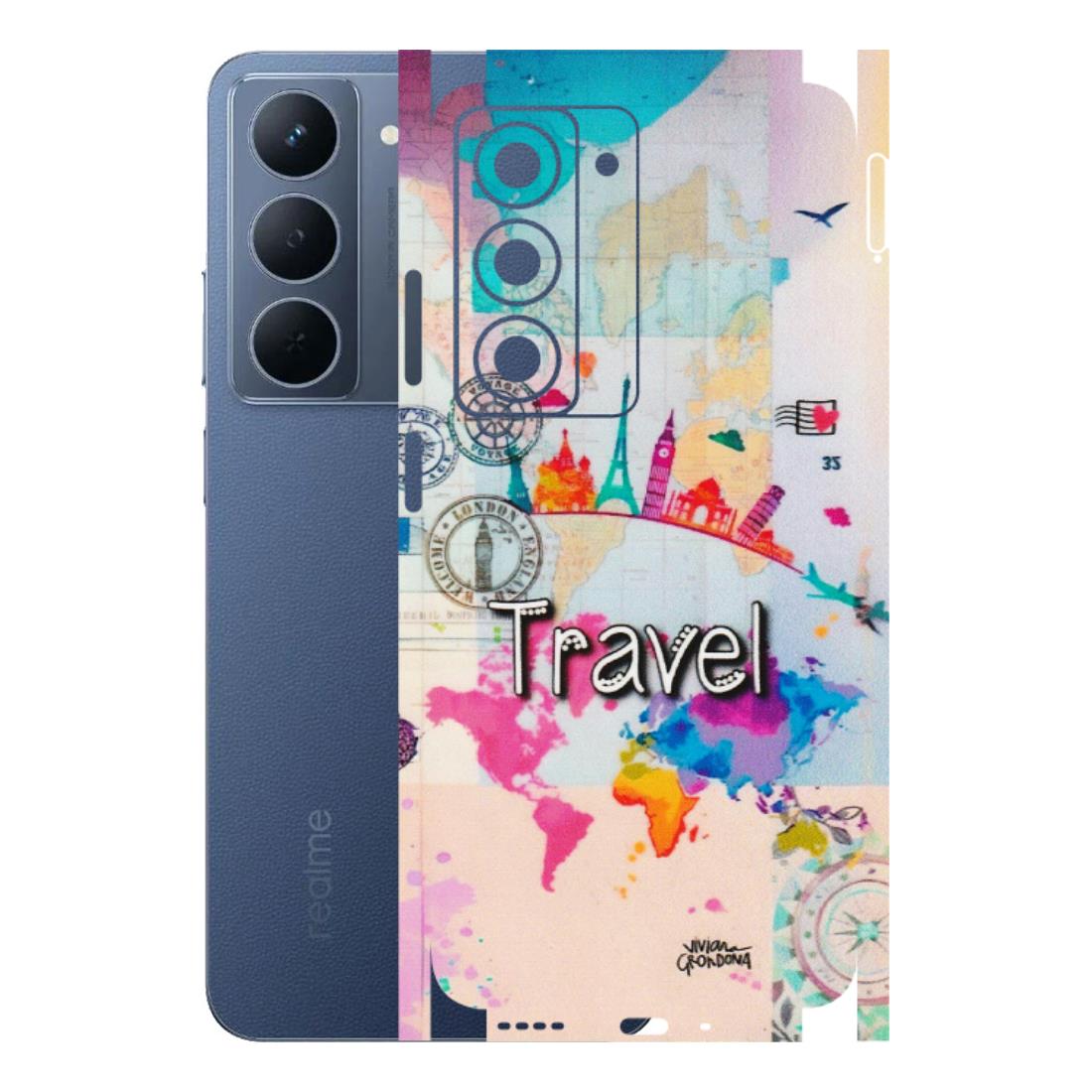 Realme Phone Skins (All Models) - Travel The Wonders - Matte Finish (M-108) Realme P3X