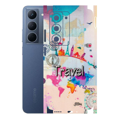 Realme Phone Skins (All Models) - Travel The Wonders - Matte Finish (M-108) Realme P3X