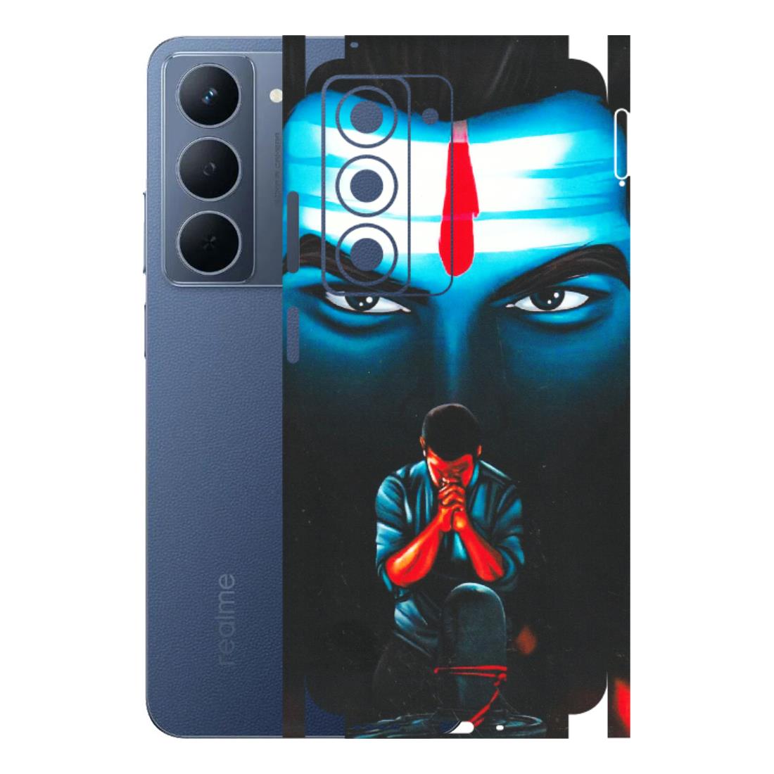 Realme Phone Skins (All Models) - Mahakal Bhakt - Matte Finish (M-112) Realme P3X