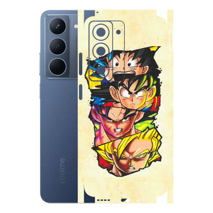 Realme Phone Skins (All Models) - Angry Multi Anime - Matte Finish (M-113) Realme P3X