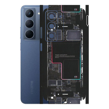 Realme Phone Skins (All Models) - Motherboard Circuit Layout - Matte Finish (M-117) Realme P3X