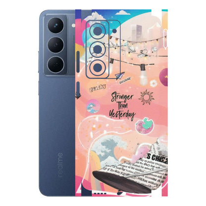 Realme Phone Skins (All Models) - Stronger Then Yesterday - Matte Finish (M-128) Realme P3X