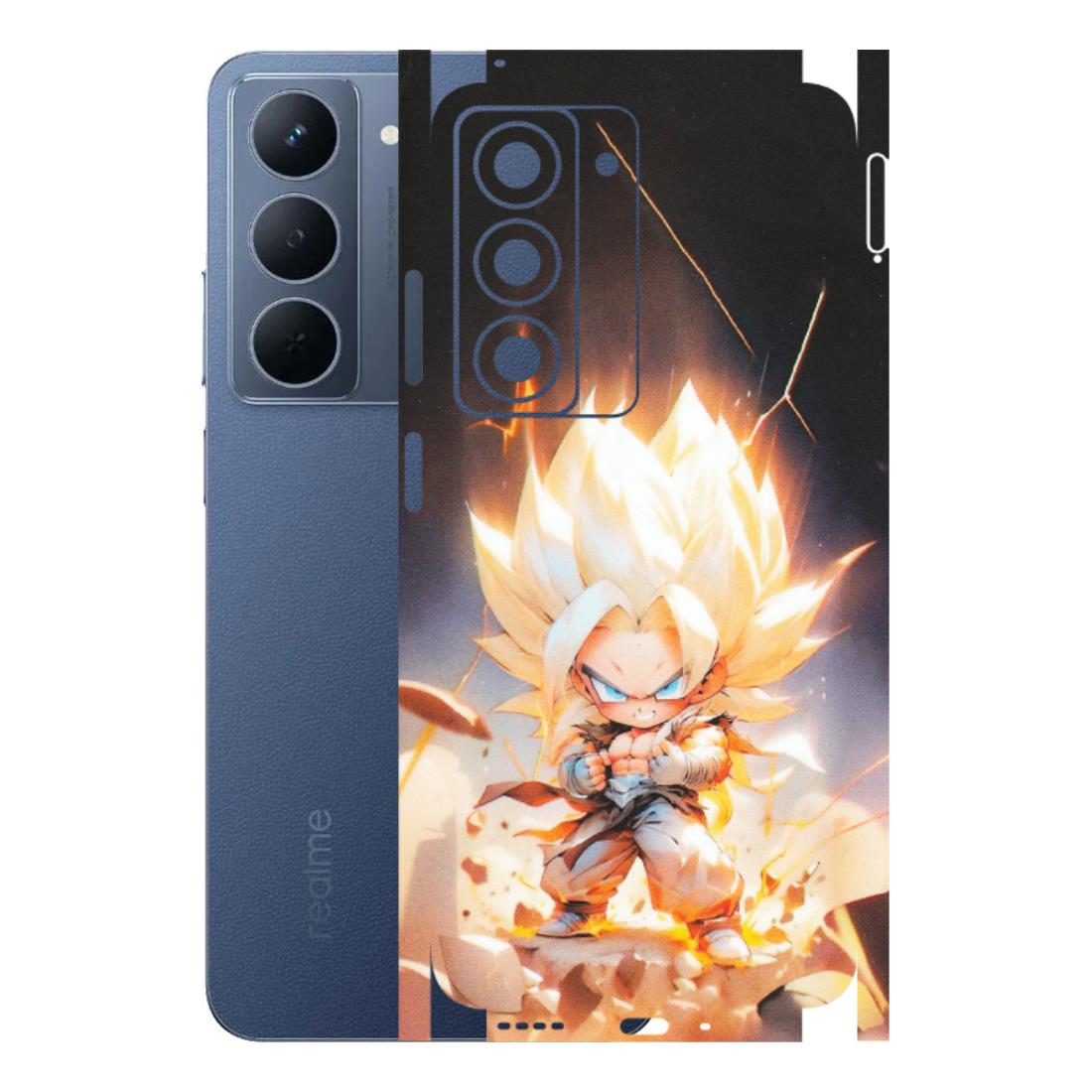 Realme Phone Skins (All Models) - Goku Dragon Cute Anime - Matte Finish (M-131) Realme P3X