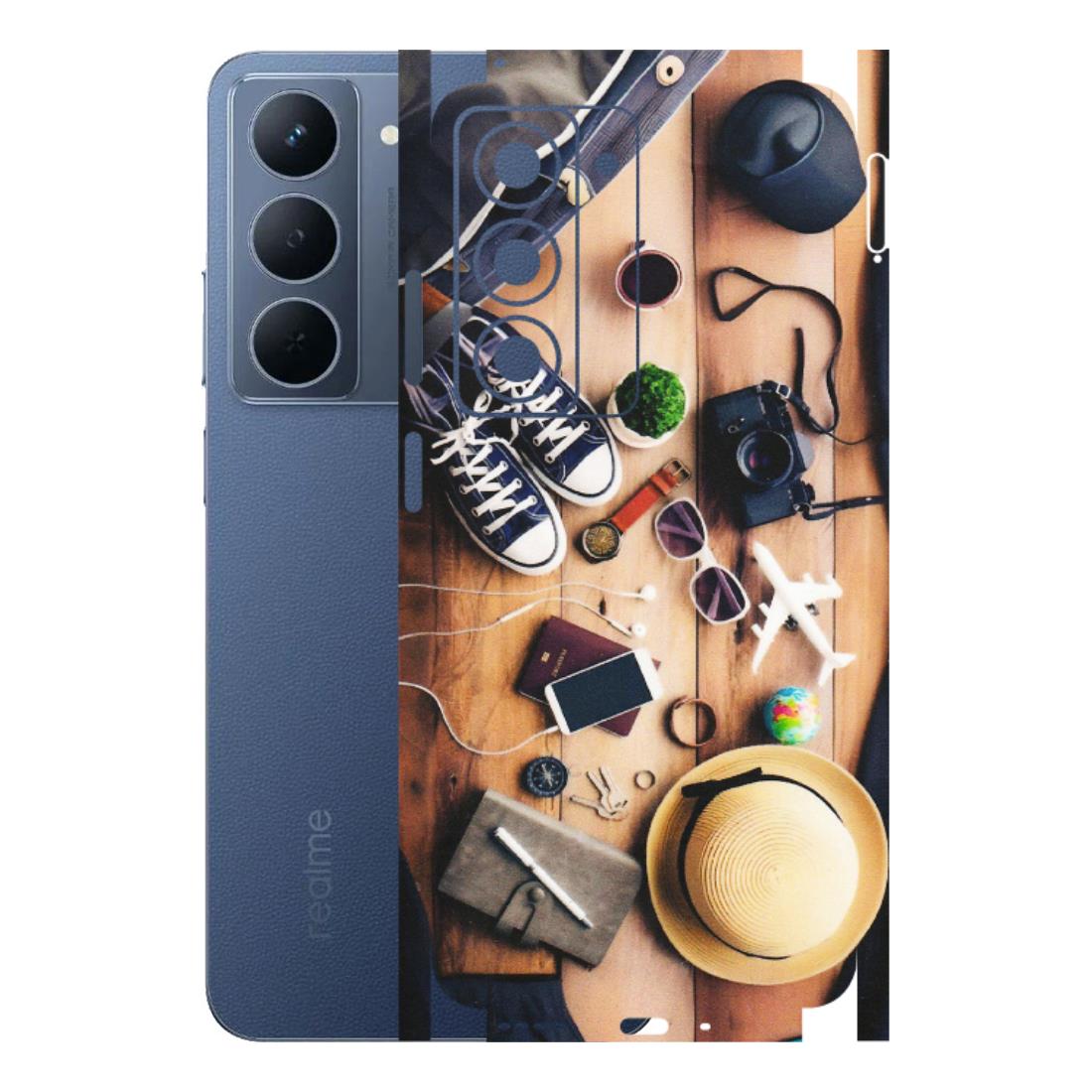 Realme Phone Skins (All Models) - Travel Wanderlust - Matte Finish (M-133) Realme P3X