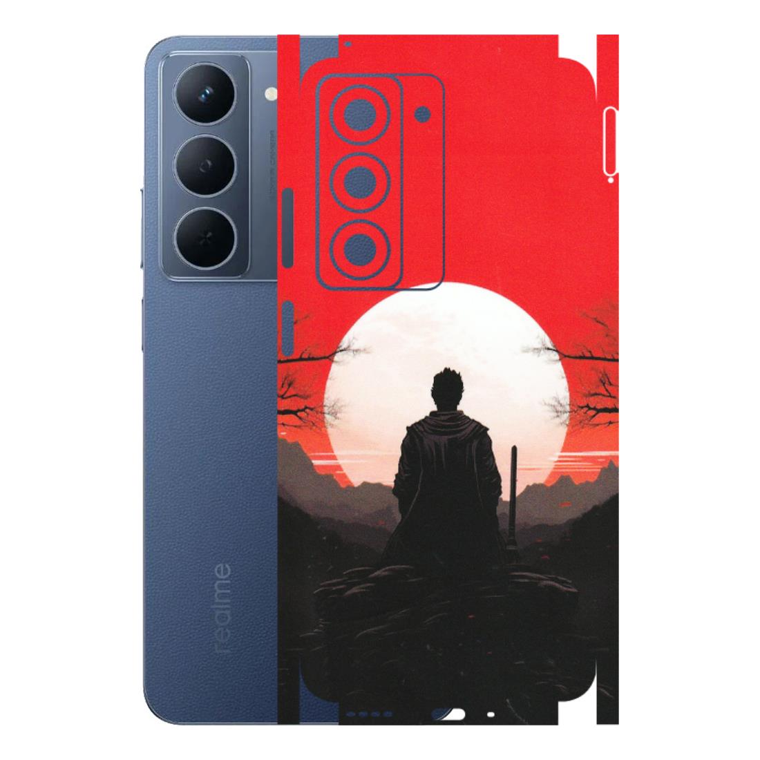 Realme Phone Skins (All Models) - Samurai Anime - Matte Finish (M-141) Realme P3X