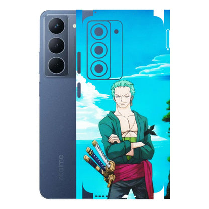 Realme Phone Skins (All Models) - Cool Swordman Zoro Anime - Matte Finish (M-143) Realme P3X