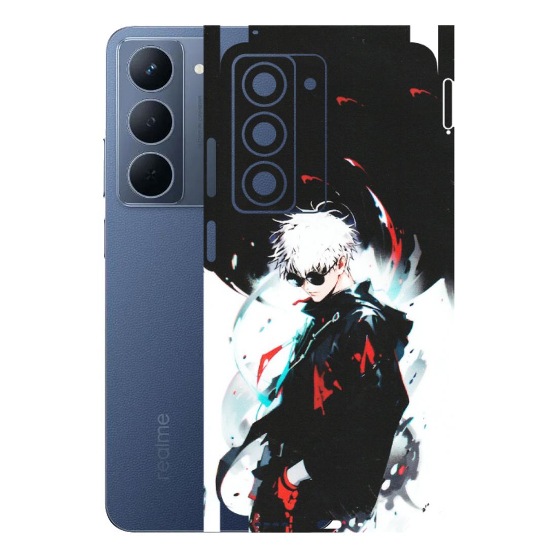 Realme Phone Skins (All Models) - Gojo Powerful Charater Kaisen Anime - Matte Finish (M-144) Realme P3X
