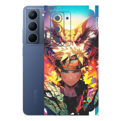 Realme Phone Skins (All Models) - Angry Naruto Anime - Matte Finish (M-148) Realme P3X