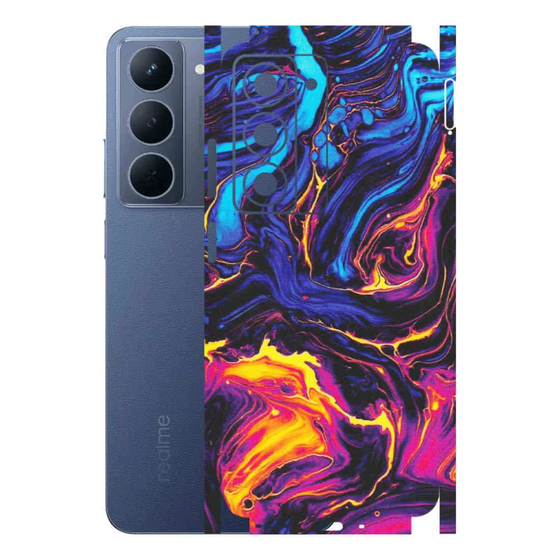 Realme Phone Skins (All Models) - Abstract Paint Classy - Matte Finish (M-15) Realme P3X