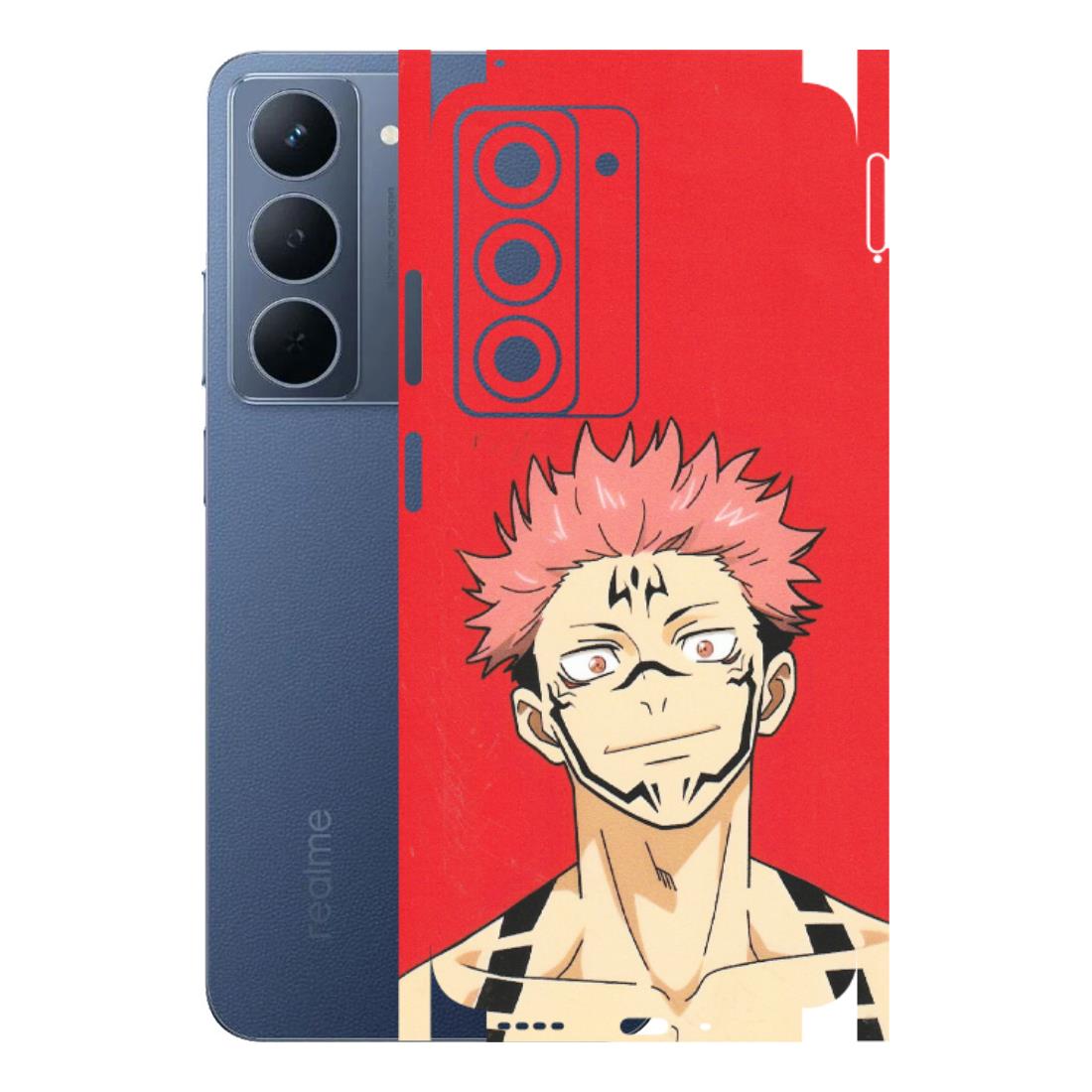 Realme Phone Skins (All Models) - Ryomen Sukuna Fun Anime - Matte Finish (M-153) Realme P3X