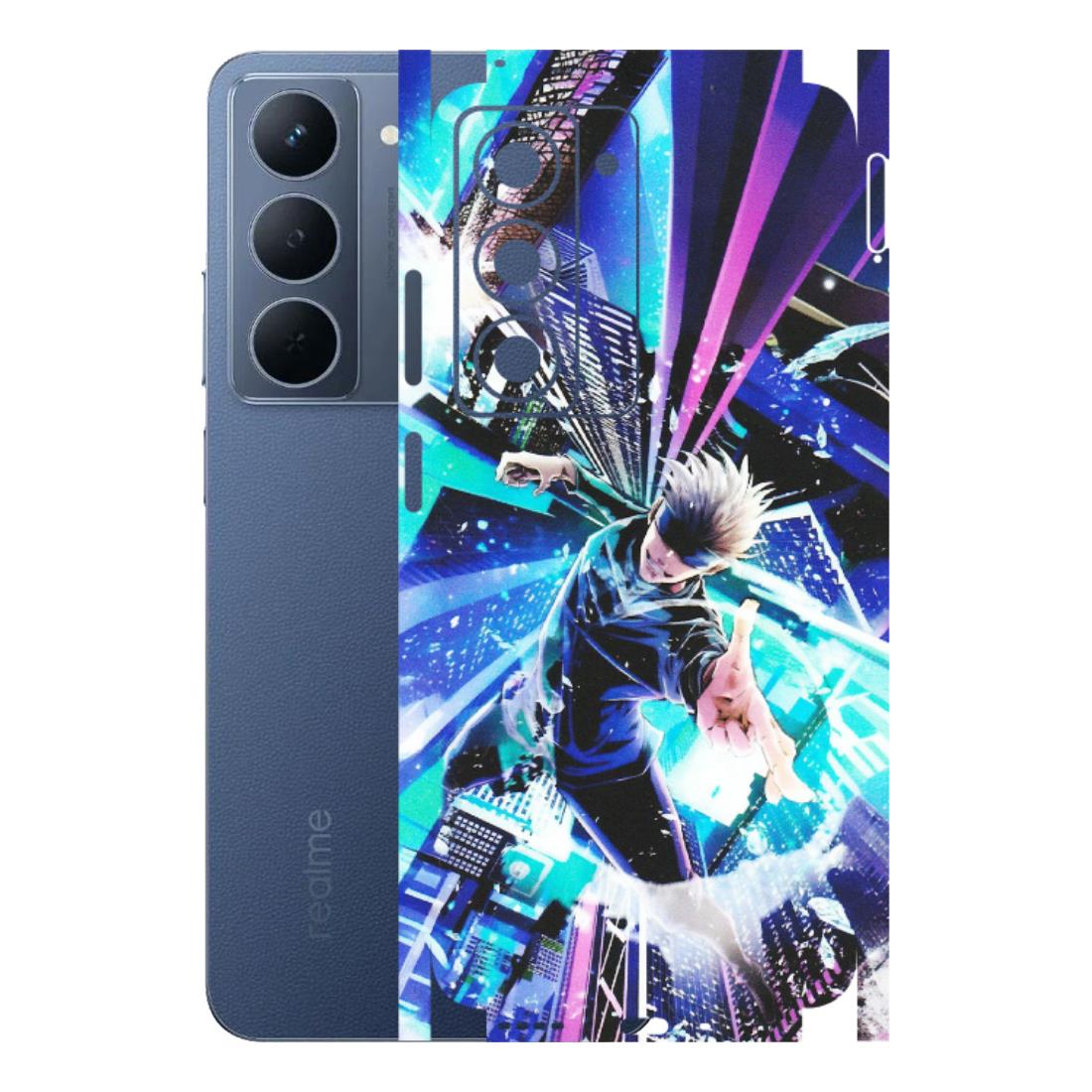 Realme Phone Skins (All Models) - Manga Action Jujustu Kaisen Anime - Matte Finish (M-155) Realme P3X