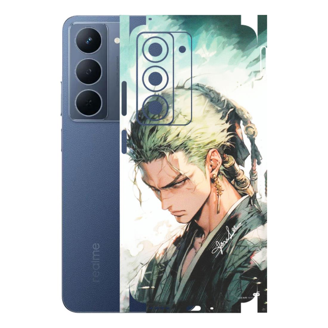 Realme Phone Skins (All Models) - Pirate Hunter One Piece Anime - Matte Finish (M-157) Realme P3X