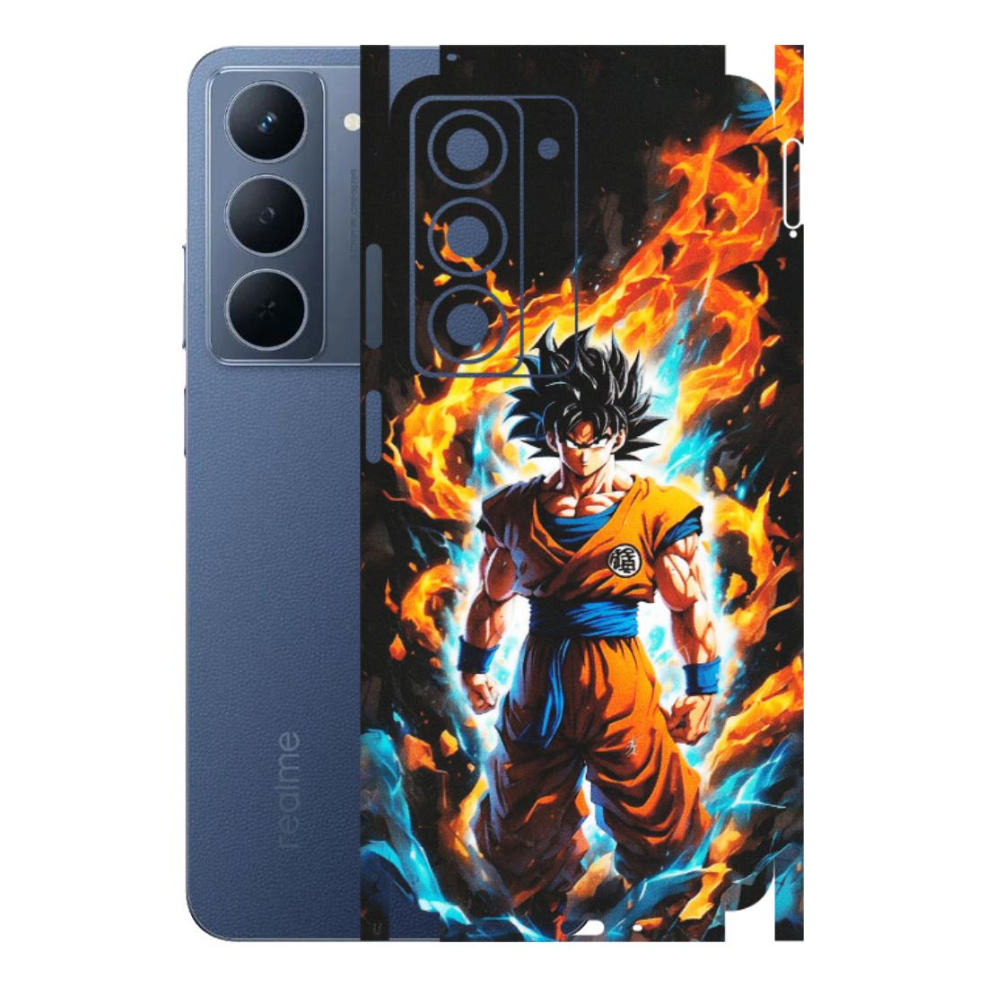 Realme Phone Skins (All Models) - Goku Transformation Anime - Matte Finish (M-159) Realme P3X