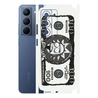 Realme Phone Skins (All Models) - Rick And Morty Hundred Dollar Anime - Matte Finish (M-161) Realme P3X