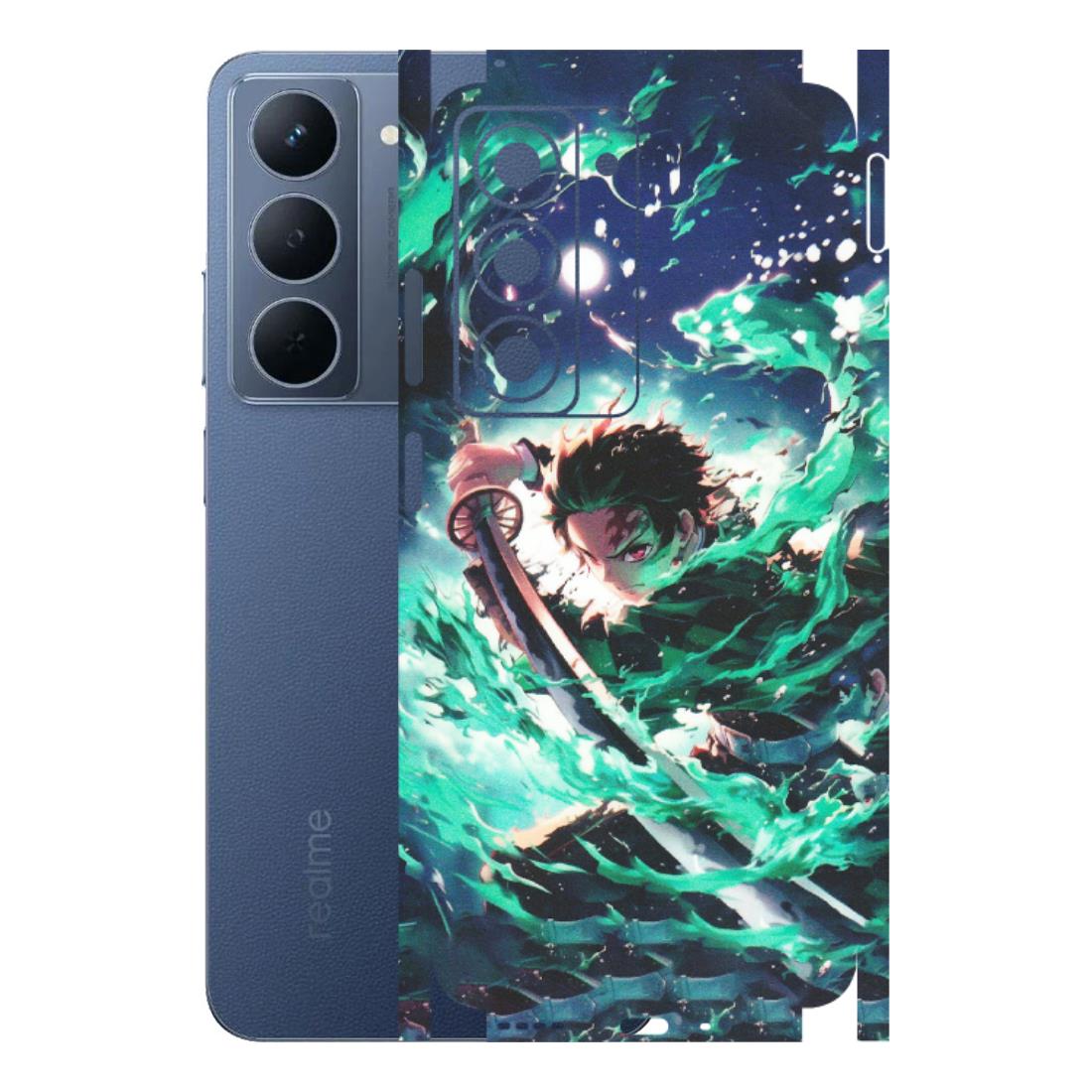 Realme Phone Skins (All Models) - Sword Fighter Anime - Matte Finish (M-29) Realme P3X