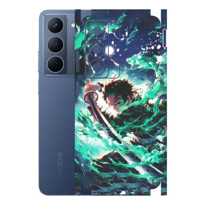 Realme Phone Skins (All Models) - Sword Fighter Anime - Matte Finish (M-29) Realme P3X
