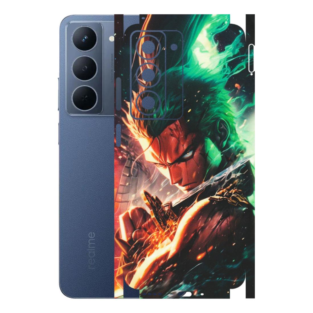 Realme Phone Skins (All Models) - Anime Gojo Sword - Matte Finish (M-32) Realme P3X